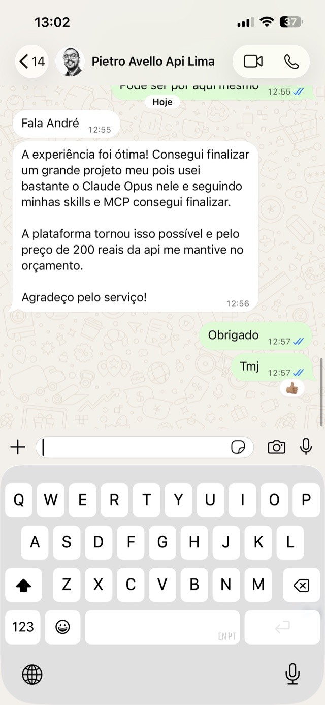 Captura de mensagem de cliente no WhatsApp