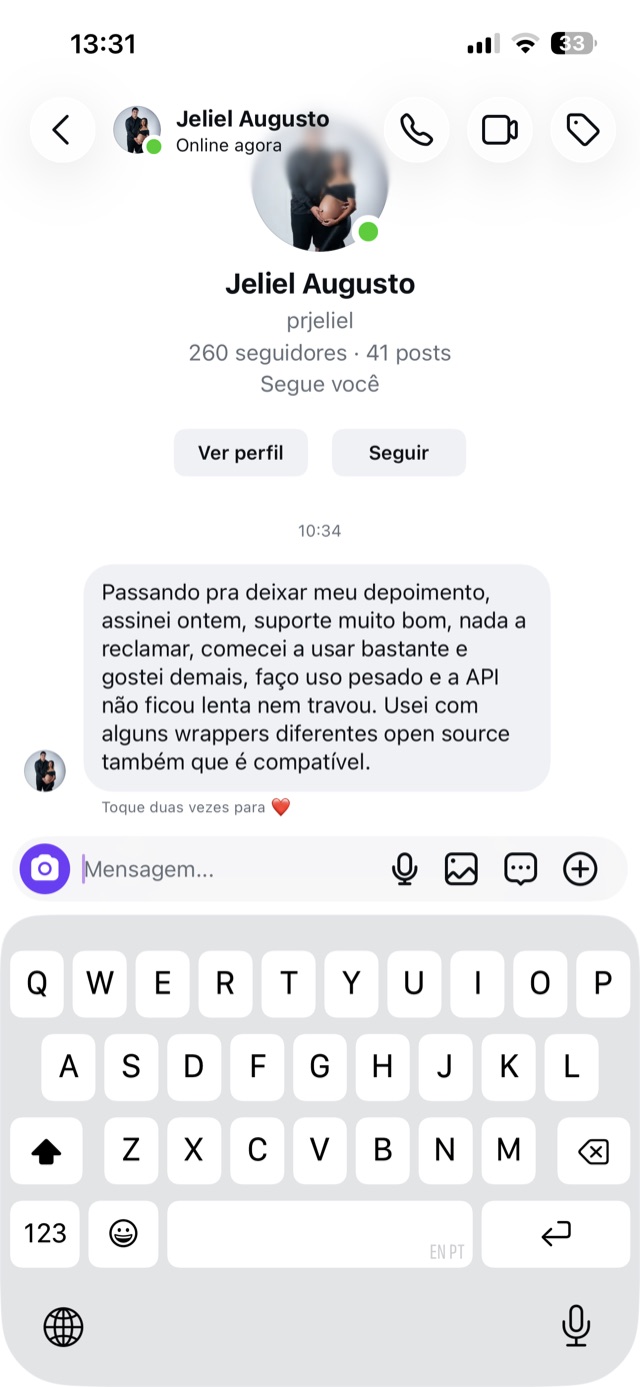 Captura de mensagem de cliente no WhatsApp