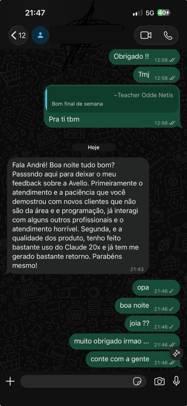 Captura de mensagem de cliente no WhatsApp