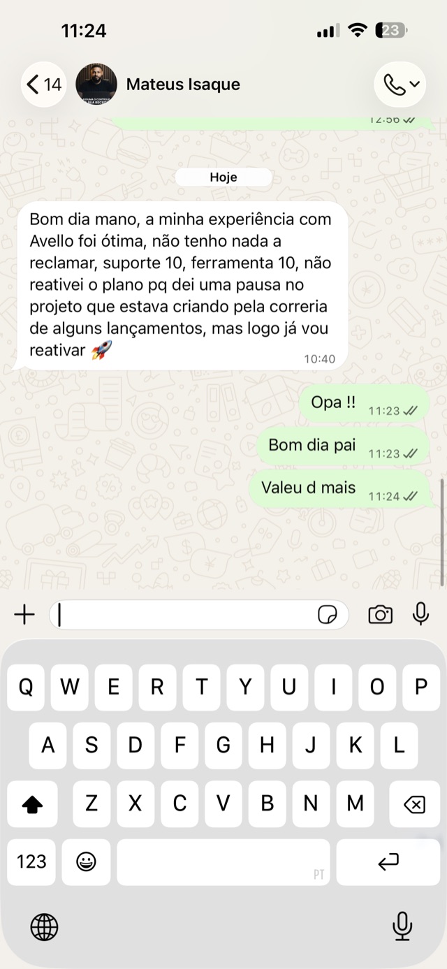 Captura de mensagem de cliente no WhatsApp